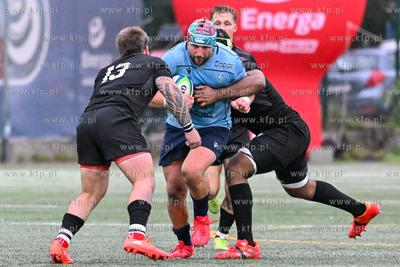 Sopot. Stadion Ogniwo Sopot. Ekstraliga rugby. Energa...