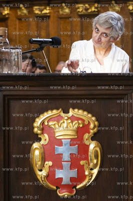 Gdańsk. Uroczysta LI sesja Rady Miasta Gdańska w...