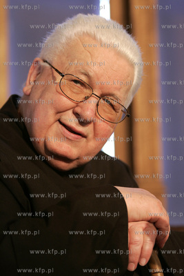 Konferencja prasowa  po pozarze w kosciele sw. Katarzyny...