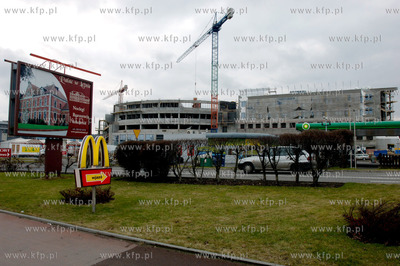 Gdansk Oliwa. Budowa nowego budynku Wydzialu Nauk Spolecznych...
