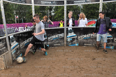 Mecz Niemcy - Grecja w gdanskiej strefie kibica, Ci...