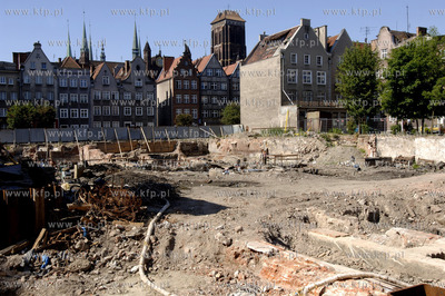 Gdansk. Budowa przez firme INPRO apartamentow Kwartal...