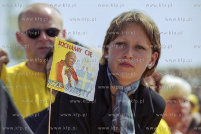 Papież Jan Paweł II w Pelplinie. Msza święta. 6.06.1999...