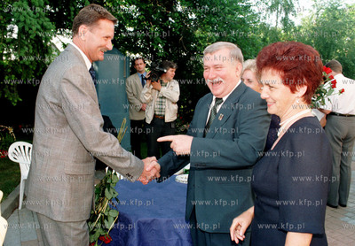 Imieniny Lecha Wales. Zyczenia od Gomoslawa Czempinskiego....