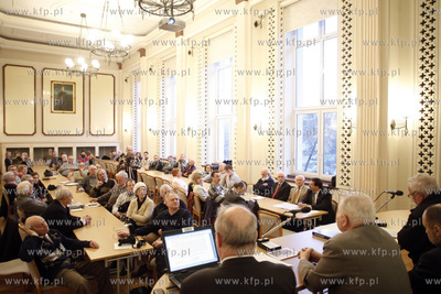 Gdansk. Budynek Solidarnosci. Spotkanie z Maciejem...