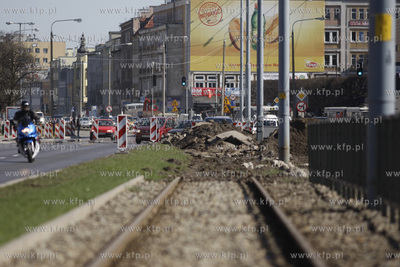 Gdansk Wrzeszcz. Remont torowiska na ul Grunwaldzkiej.
18.04.2011
fot....