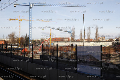 Budowa centrum handlowego w okolicach dworca PKP Gdansk...