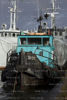 Holownik Okoń, najstarszy gdański holownik, zbudowany...