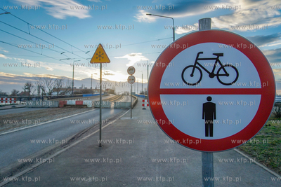 Zamknięty Most Siennicki w Gdańsku z powodu złego...