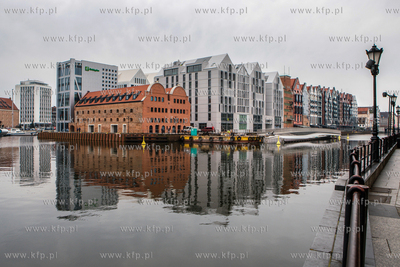 Gdańsk, Wyspa Spichrzów. 2.03.2020 / fot. Anna Rezulak...