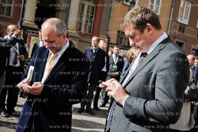 Gdansk. Wizyta Komitetu Stalych Przedstawicieli  przy...