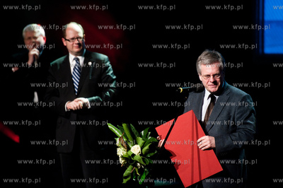 Gdansk. Teatr Wybrzeze. Uroczystosc wreczenia nagrod...