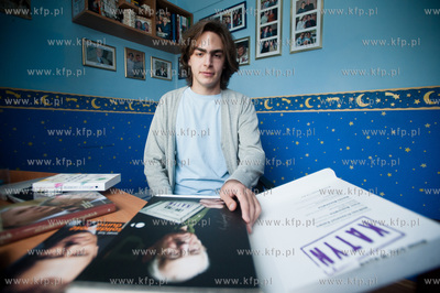 Gdansk. Przemek Szalinski, pomyslodawca akcji charytatywnej...