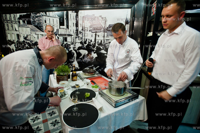 Gdansk. Restauracja Kubicki. Noc Restauracji - podczas...