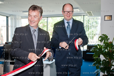 Gdansk. Biurowiec kompleksu Garnizon. Uroczyste otwarcie...