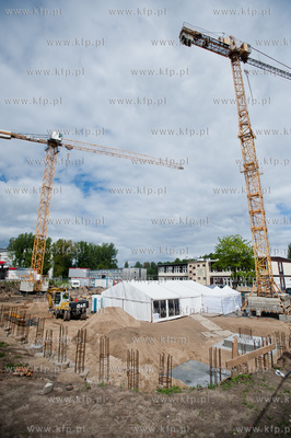 Gdynia. Uroczystosc podpisania aktu erekcyjnego i wmurowanie...