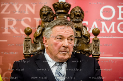 Gdansk. Ratusz Glownomiejski. Uroczystosc wreczenia...