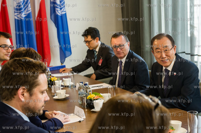 Gdansk. Hotel Hilton. Spotkanie premier Ewy Kopacz...