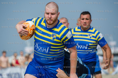 Plaza w Sopocie. Mistrzostwa Polski w rugby na plazy...