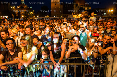 Gdansk. Targ Weglowy. Jarmark sw. Dominika. Koncert...