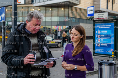 Gdansk. Wrzeszcz. Poslanka Platformy Obywatelskiej...