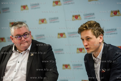 Gdansk. Urzad Miasta. Konferencja prasowa inaugurujaca...