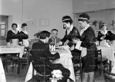 Restauracja Jachtowa w Gdansku Stogach. 28.02.1968...