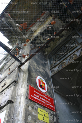 Wejscie do biur Stolecznego Konserwatora Zabytkow przy...