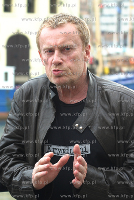 Daniel Olbrychski przebywajacy w Gdyni w zwiazku z...