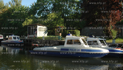 Posterunek policji wodnej zlokalizowany przy Twierdzy...