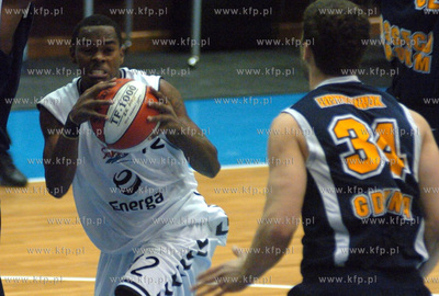 Slupsk, koszykowka Energa Czarni Slupsk vs Asseco Prokom...
