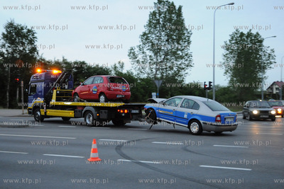 Wypadek na drodze krajowej nr 6 na granicy Rumi i Redy....