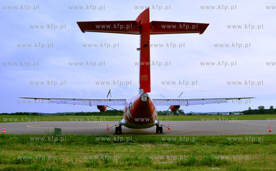 Plyta postojowa Portu Lotniczego im Lecha Walesy Gdansk...