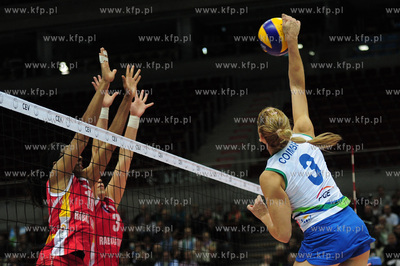 Hala Ergo Arena w Sopocie. Mecz Ligi Mistrzyn Atom...