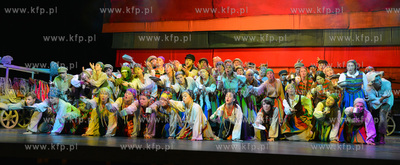 Proba medialna Chlopow w Teatrez Muzycznym w Gdyni....