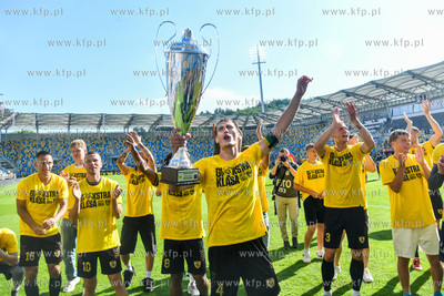 34. kolejka Fortuna 1. Ligi Arka Gdynia - GKS Katowice...