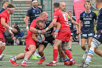 Stadion Ogniwa Sopot. Mecz rugby Energa Ogniwo Sopot...