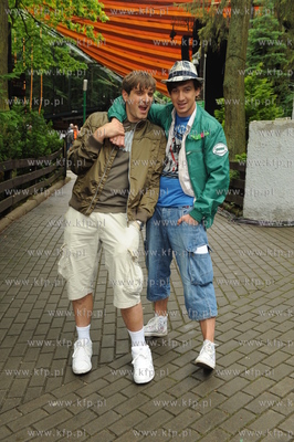 Top-Trendy, drugi dzień prób. Nz od lewej Maciej...