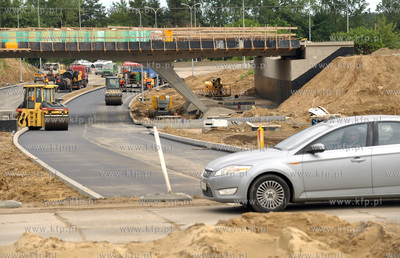 Budowa trasy WZ na ul. Kartuskiej w okolicach stacji...