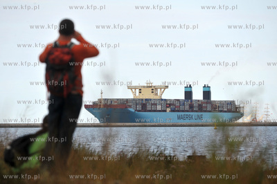 Najwiekszy kontenerowiec swiata Maersk Mc-Kinney Moller...