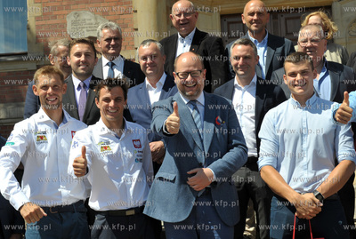 Przewodniczący Rady Miasta Gdańska Bogdan Oleszek...