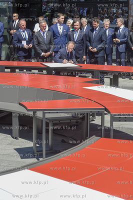 Gdańsk. Święto Wolności i Solidarności. Donald...