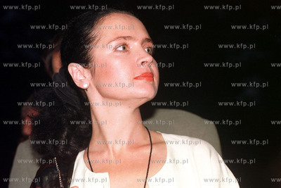 Jolanta Fajkowska - prezenterka TV Sopot Festival 1997...
