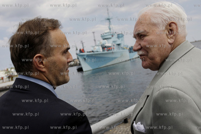 Gdynia. Spotkanie Prezydenta Gdyni Wojciecha Szczurka...