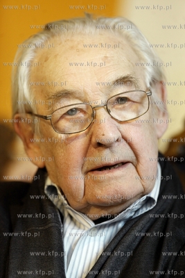 Gdansk. Ratusz Glownego Miasta. Konferencja prasowa...