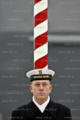 Gdynia Oksywie. Port Wojenny. Uroczystosc objecia przez...