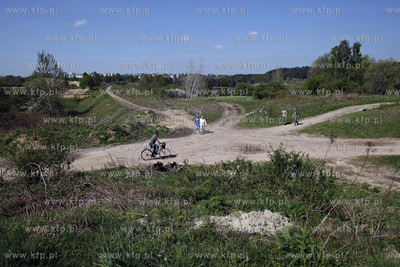 Trasa przyszlej Pomorskiej Kolei Metropolitalnej. Nz....