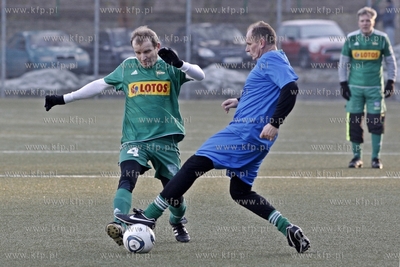 Gdansk. Boisko przy ul. Traugutta.  Sylwestrowy mecz...