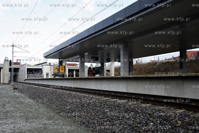 Budowa przystanu SKM Srodmiescie. 09.12.2014 fot. Krzysztof...