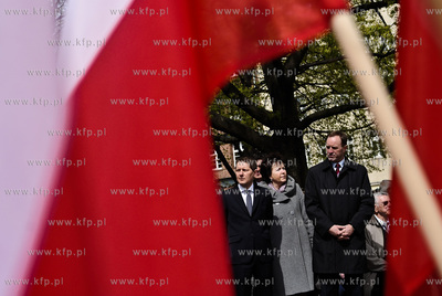 Obchody 3 Majowe pod pomnikiem Jana III Sobieskiego...